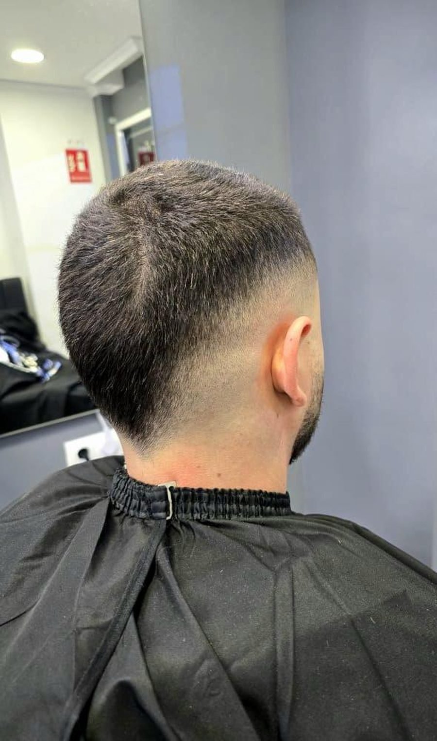 Degradado trabajado al detalle realizado en El Panita Barbershop
